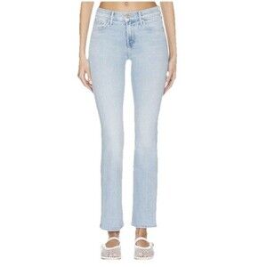 Mother Lil Insider Sneak Size 27  Lost Art  Blue Jeans Stretchy Boot Cut